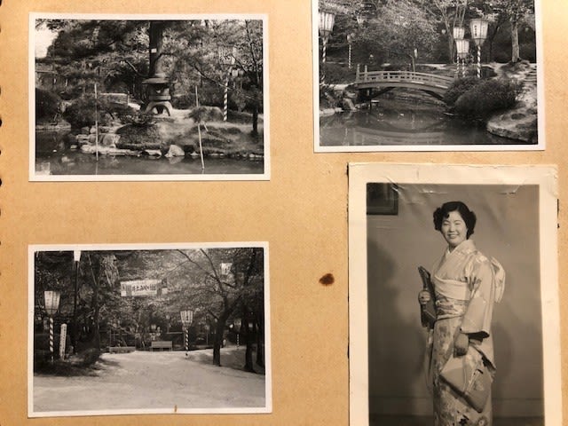 Japanese photograph album. From 1940s to late 20thC. Approx 25x29x3cm - Image 2 of 11