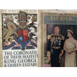 Royalty collection, scrap books, and various commemorative publications. Largest Approx 29x46cm