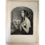 Vintage prints of engravings, 19thC (8) 24x 32 cm