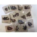 Cigarette cards, Wills, Old Inns set of 40 in small card box. 8x8 cm