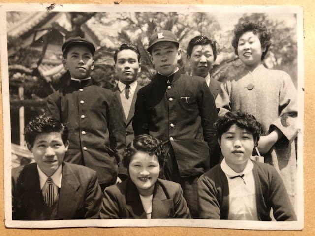 Japanese photograph album. From 1940s to late 20thC. Approx 25x29x3cm