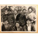 Japanese photograph album. From 1940s to late 20thC. Approx 25x29x3cm
