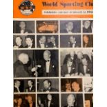 World Sporting Club and boxing memorabilia. Including photographs, brochures, letters. Approx