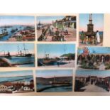 Postcards colour vintage. Egypt, Suez, Ships, Port-Said. Early 20thC 14X9 CM