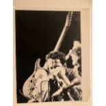 Joe Strummer The Clash. Vintage photograph. Approx 30x25cm