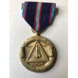 NASA Space Flight Medal, with ribbon.