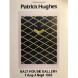 Patrick Hughes, exhibition flyers and listing. One thought to be annotated in his hand. (4) 20X15