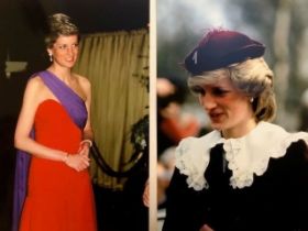 10 Princess Diana prints with corresponding transparencies, no copyright. 15X10 CM