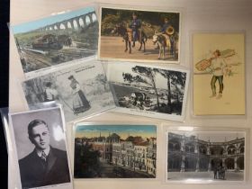 18 vintage postcards of Portugal