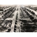 Press Photograph, aerial view of troops, Victory week Delhi 1945. Silver gelatin Approx 17x21cm