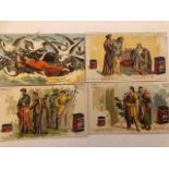 Selection of Advertising cards. Incl Nestle, Halls, Libby, Tia Maria, Bovril. Largest approx
