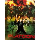 Willem Dafoe, iconic image from Platoon. Signed photograph signed with COA from third party.