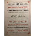 Theatre Royal Covent Garden programme 1876, and flyer for Olympic Theatre 1882. Approx 19x26cm
