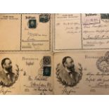 German Postkartes, 1930s. Photograph c1880 albumen of trees 10x15cm