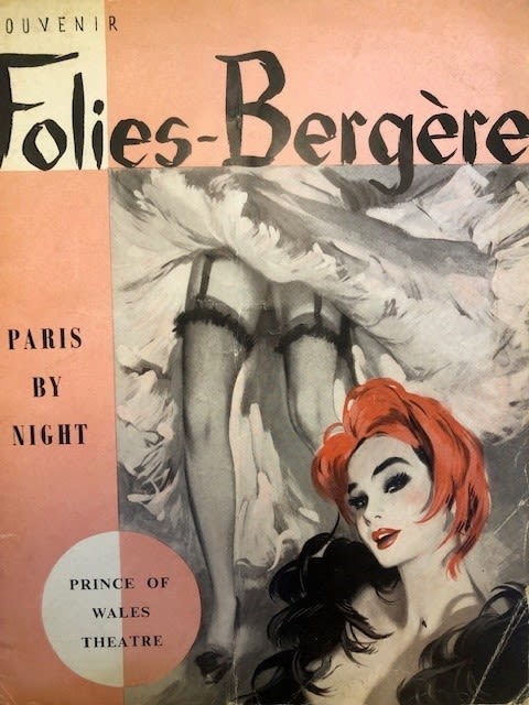 Follies Bergere and Hippodrome vintage theatre programmes plus many more. 31 pieces 30X22 CM - Image 3 of 3