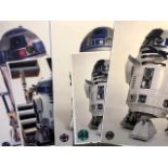 Star Wars, photographs of R2D2. Glossy finish on heavy Fujifilm paper. With sticker ?officially