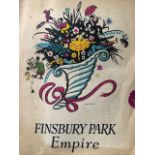 Finsbury Park Empire, theatre programme for July 1940. Includes an entrance ticket for the same
