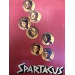 Spartacus and Dr Zhivago vintage film brochures. 23x30 cm