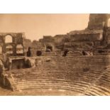 Theatre at Orange, France. 19thC albumen on BFK Rives paper, mounted on card Largest Approx 33x48cm