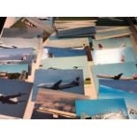 Postcards of commercial aircraft, some duplicates. 15X10