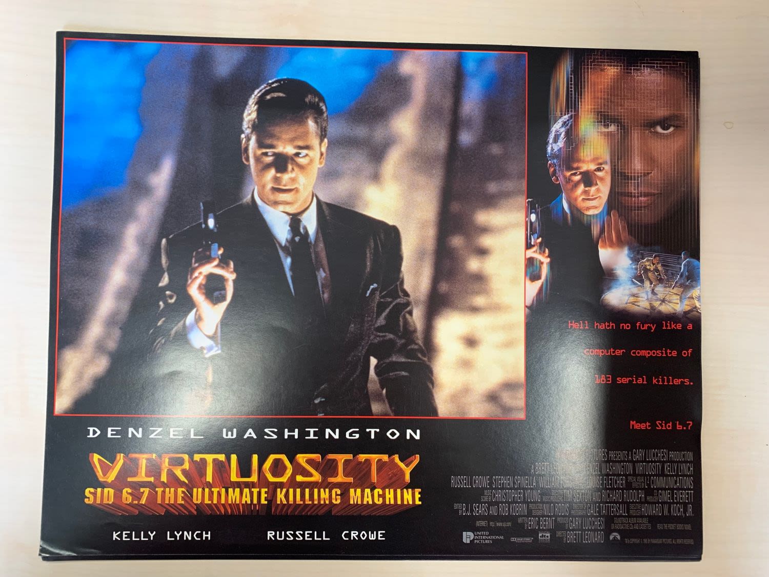 Large Movie Lobby Cards: Virtuosity The Big Red One 36x28 cm - Image 4 of 4