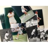 Vintage photographs of tennis players. 20X25 CM