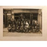 Brighton Tavern, Gloucester Rd, albumen, early 20thC. Mounted on card. Approx 20x26cm. (LU5)