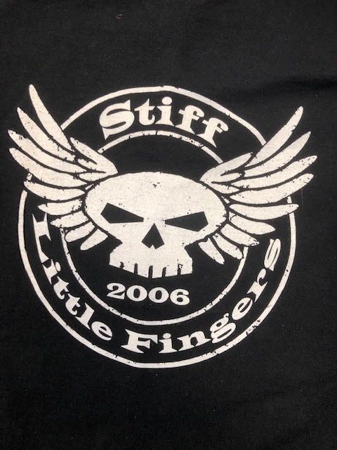 Stiff Little Fingers, T-Shirt from 2006 UK tour. Appears vintage and unworn.