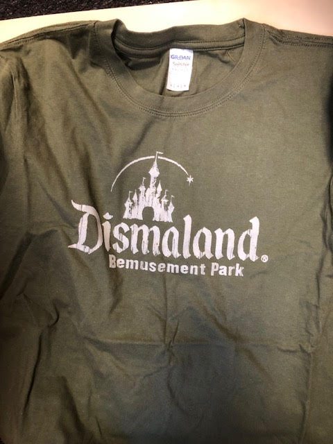 Dismaland T-Shirt. Banksy related from the event organised by Banksy. Appears vintage and unworn.