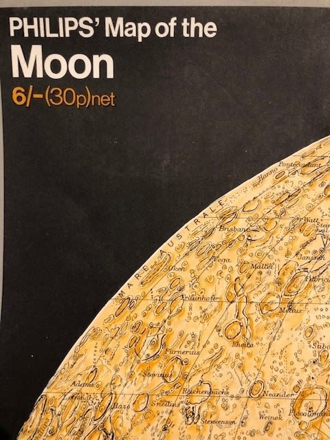 NASA and Space related items. Moon Landing film reel, Map of the Moon, Space Shuttle book and - Image 2 of 11