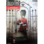 After Banksy Time out Poster Approx 57x42cm