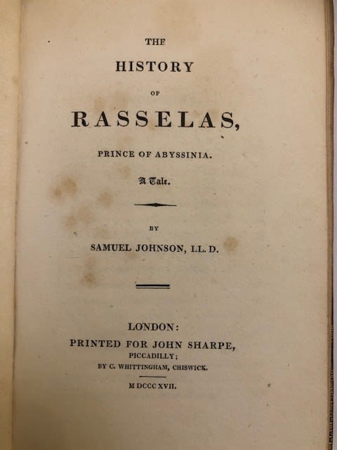 The History of Rasselas. Alfred Swaine Taylor?s personal copy B1 - Image 2 of 3