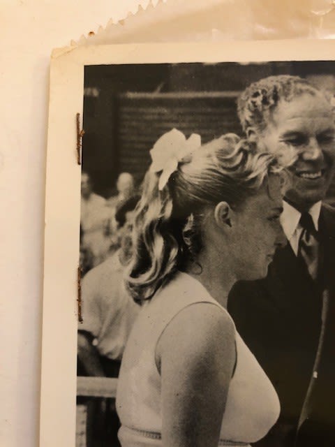 Althea Gibson wins Wimbledon. Press photo and corresponding negative. Approx 20x27cm - Image 3 of 6