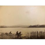 Vintage photograph c 1870 inscribed on reverse “Jura, Eastern France”. 3 figures washing clothes