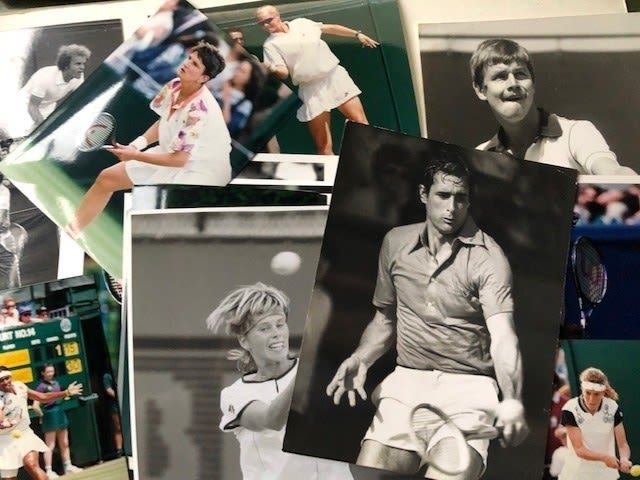 Group of vintage tennis photographs. 20X26 CM