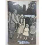 Photograph of The Princess Elizabeth with Queen Mother by Laings Studios in 1929 13x21 cm