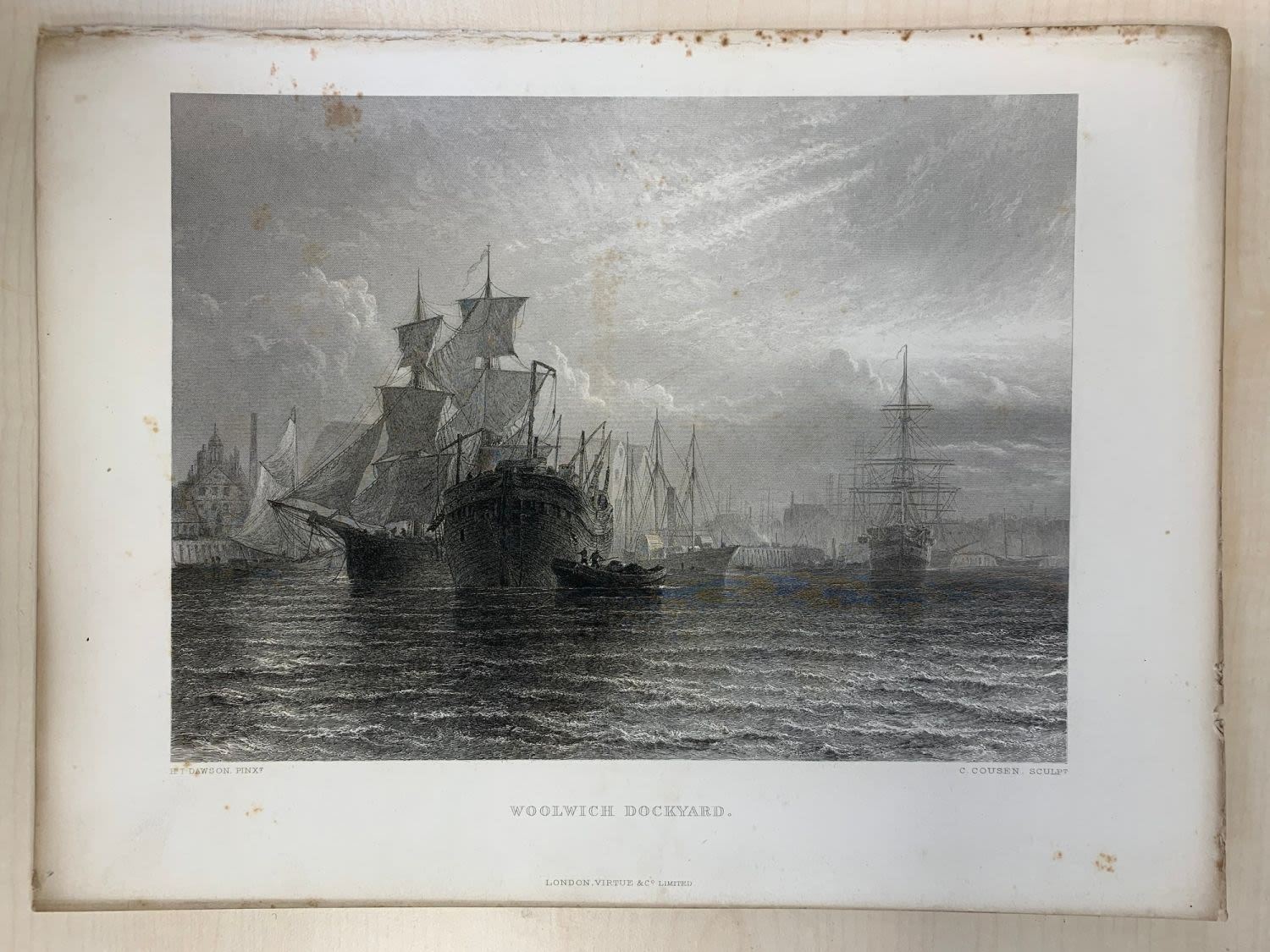 Vintage prints of engravings, 19thC (8) 24x 32 cm (LA 3). - Image 7 of 8