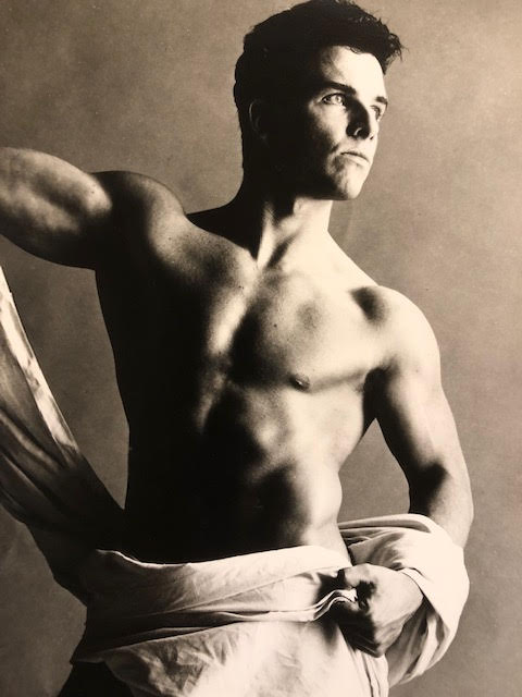 Paul Stanley photograph, 1989, male posing
