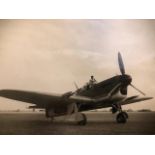Wartime aircraft photographs. Fairey Firefly, Mitchell Bomber and Marauder, 1943/4. Press photograph