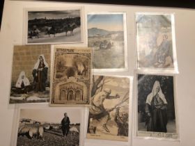 Vintage postcards depicting Palestine