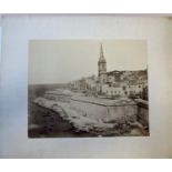 Photograph, albumen on card. Malta, St Paul?s church 19c. 37cmx32cm F1