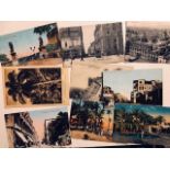 Postcards, vintage 19th and 20thC. Egypt, Portugal, Spain, Italy 10x16x9 cm