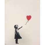 Banksy Girl with Balloon poster