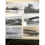 Aircraft photographs and booklets. Largest approx 20x30cm (U5)