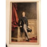 Prince of Wales Edward V11 Carte de visite 10cmx6cm