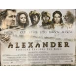 4 Movie Posters: Alexander Born on the Furth of July The American President The Libertain 100x76 cm