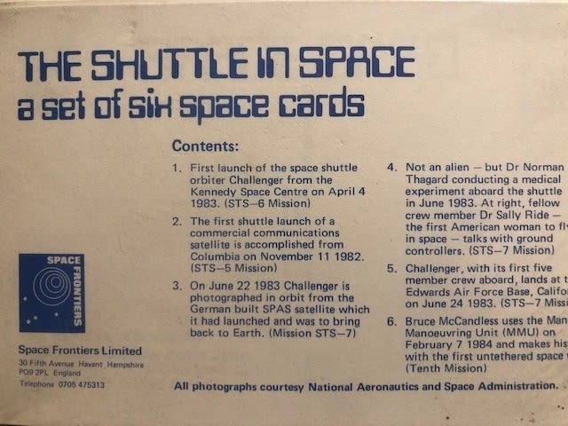 NASA and Space related items. Moon Landing film reel, Map of the Moon, Space Shuttle book and - Image 9 of 11