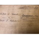 Property Indenture document, 1850