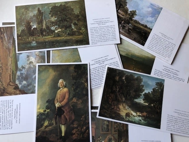 Cards of paintings in the National Gallery. Allen and Hanburys promotional cards featuring medical - Image 4 of 12