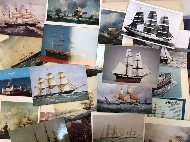 Postcards and photographs of Ships. Some on album pages, mainly loose. Vintage and modern. 80 - Image 7 of 8